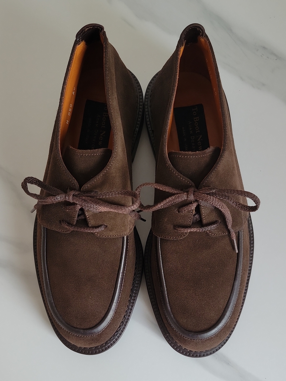 To Boot Brown Suede Lace-Up Casual Shoes